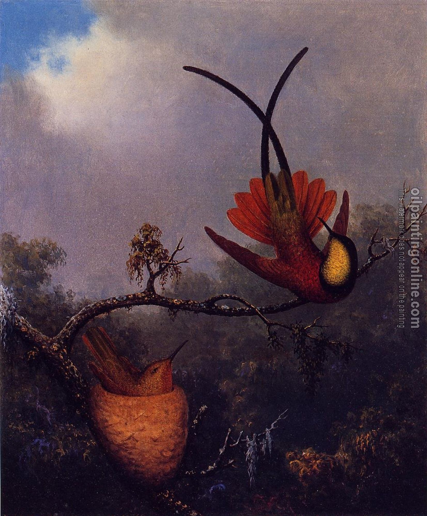 Heade, Martin Johnson - Crimson Topaz